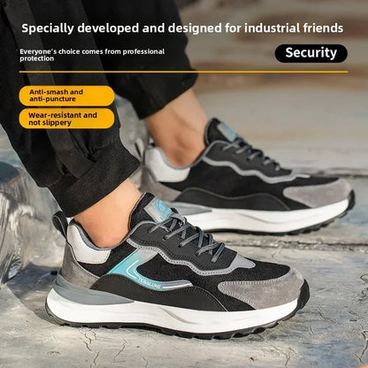 Steel Toe Safety Shoes, Odor-Resistant & Insulated Work Boots