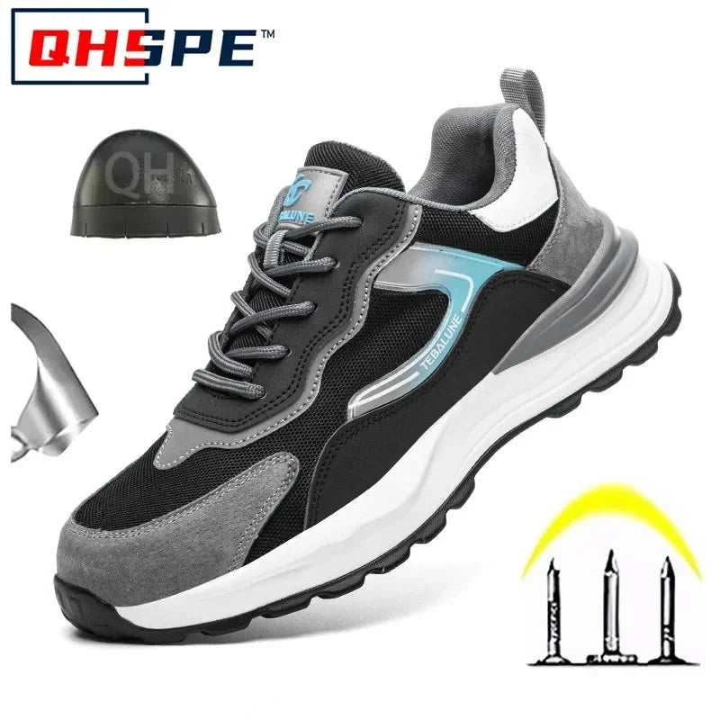Safety Shoes with Steel Toe Caps Odor Prevention and Protection Shoes Insulated Shoes  Breathable Labor Protection Shoes